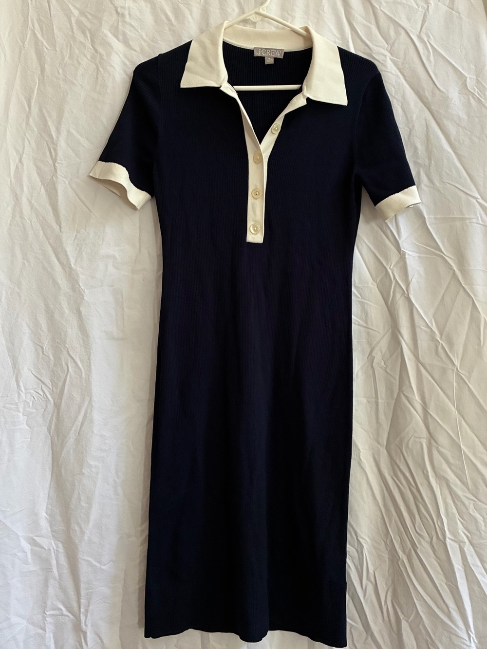 J.Crew Navy blue polo dress
